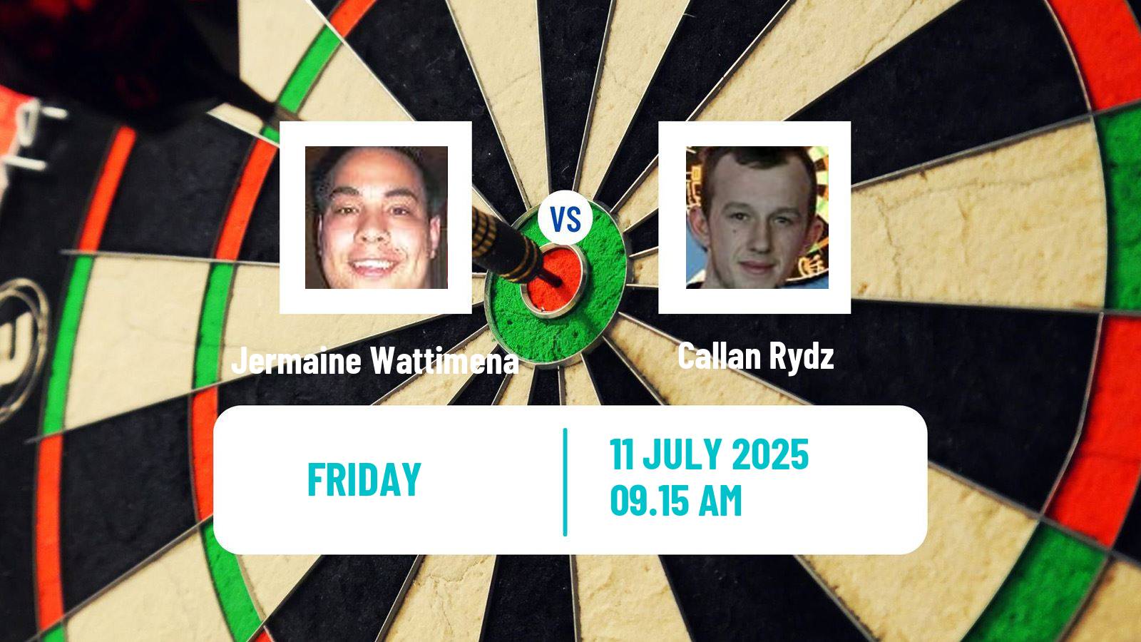 Darts European Tour 9 Jermaine Wattimena - Callan Rydz