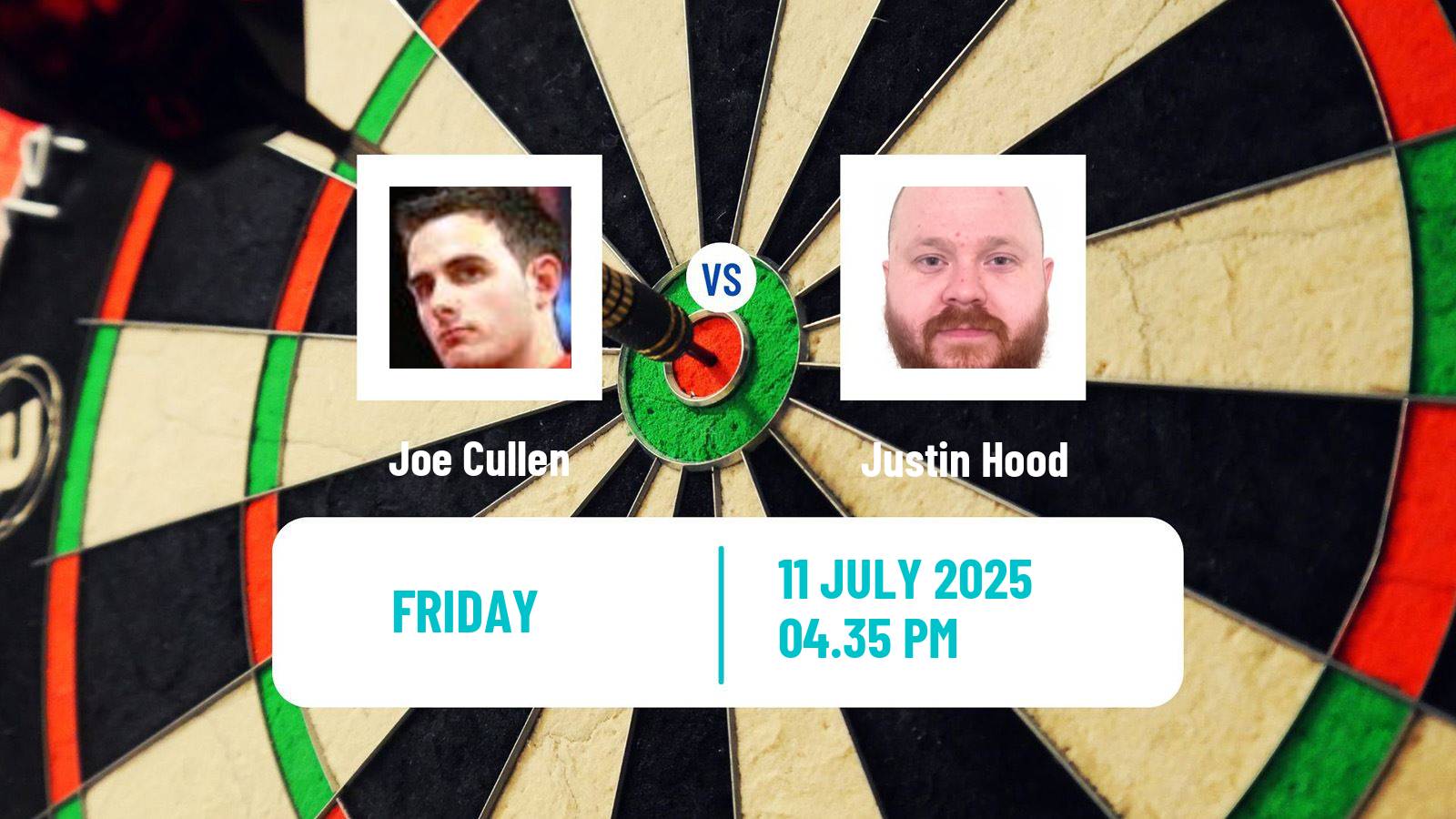 Darts European Tour 9 Joe Cullen - Justin Hood