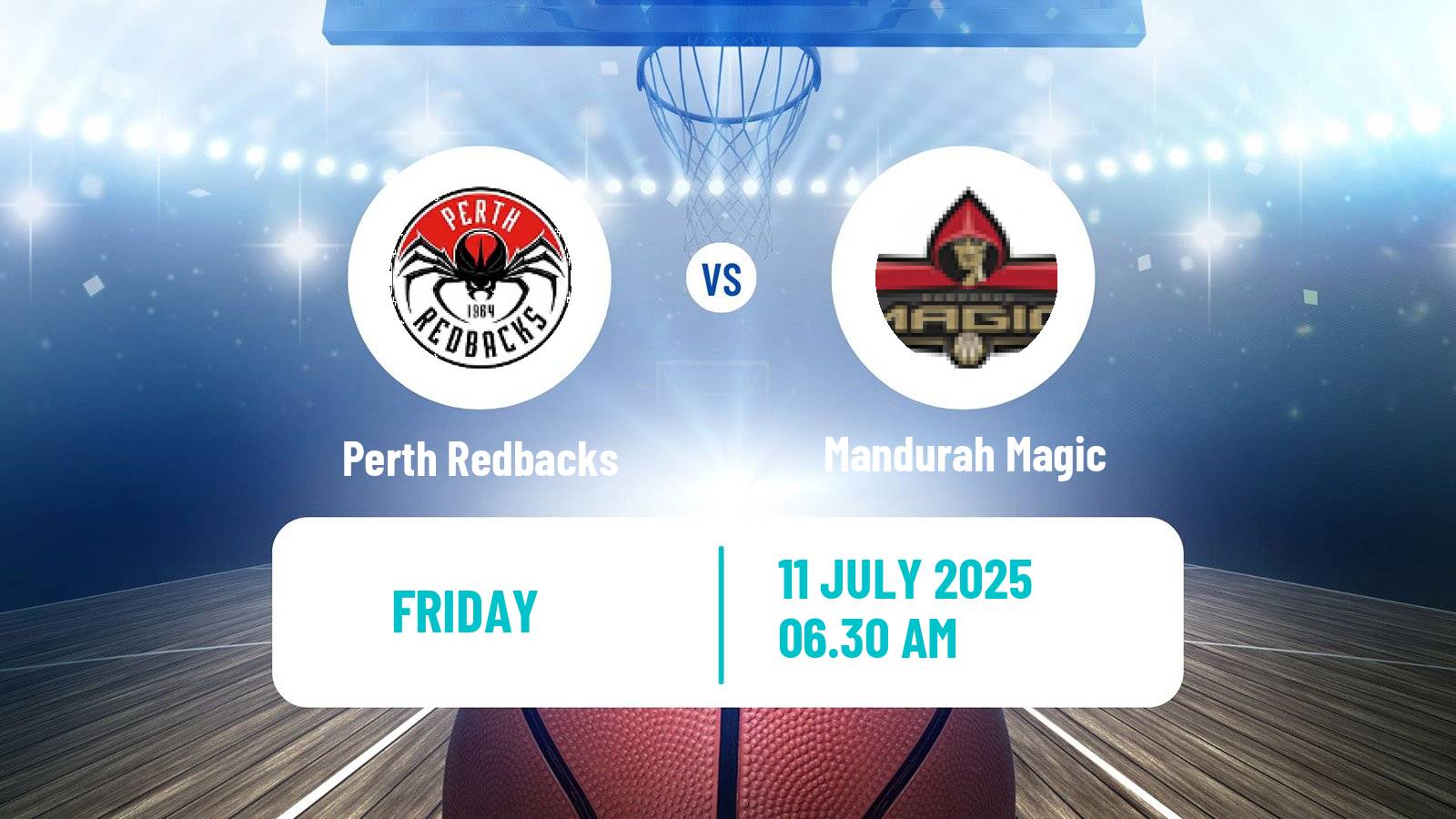 Basketball Australian NBL1 West Women Perth Redbacks - Mandurah Magic