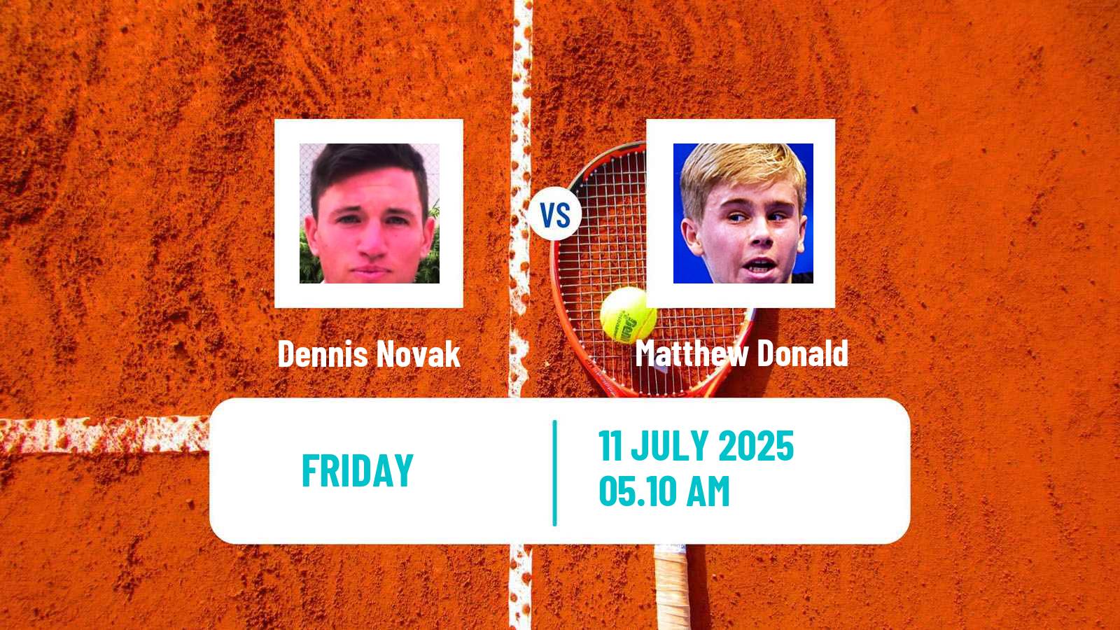 Tennis ITF M15 Telfs Men Dennis Novak - Matthew Donald