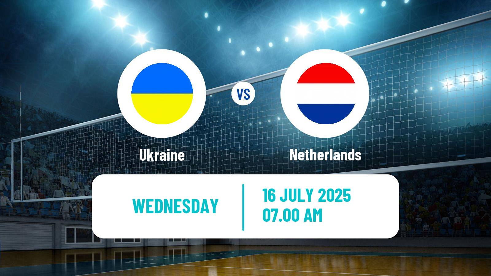Volleyball Nations League Volleyball Ukraine - Netherlands