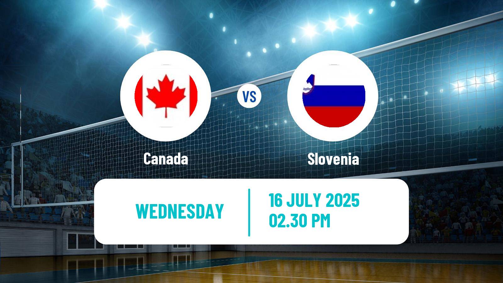 Volleyball Nations League Volleyball Canada - Slovenia