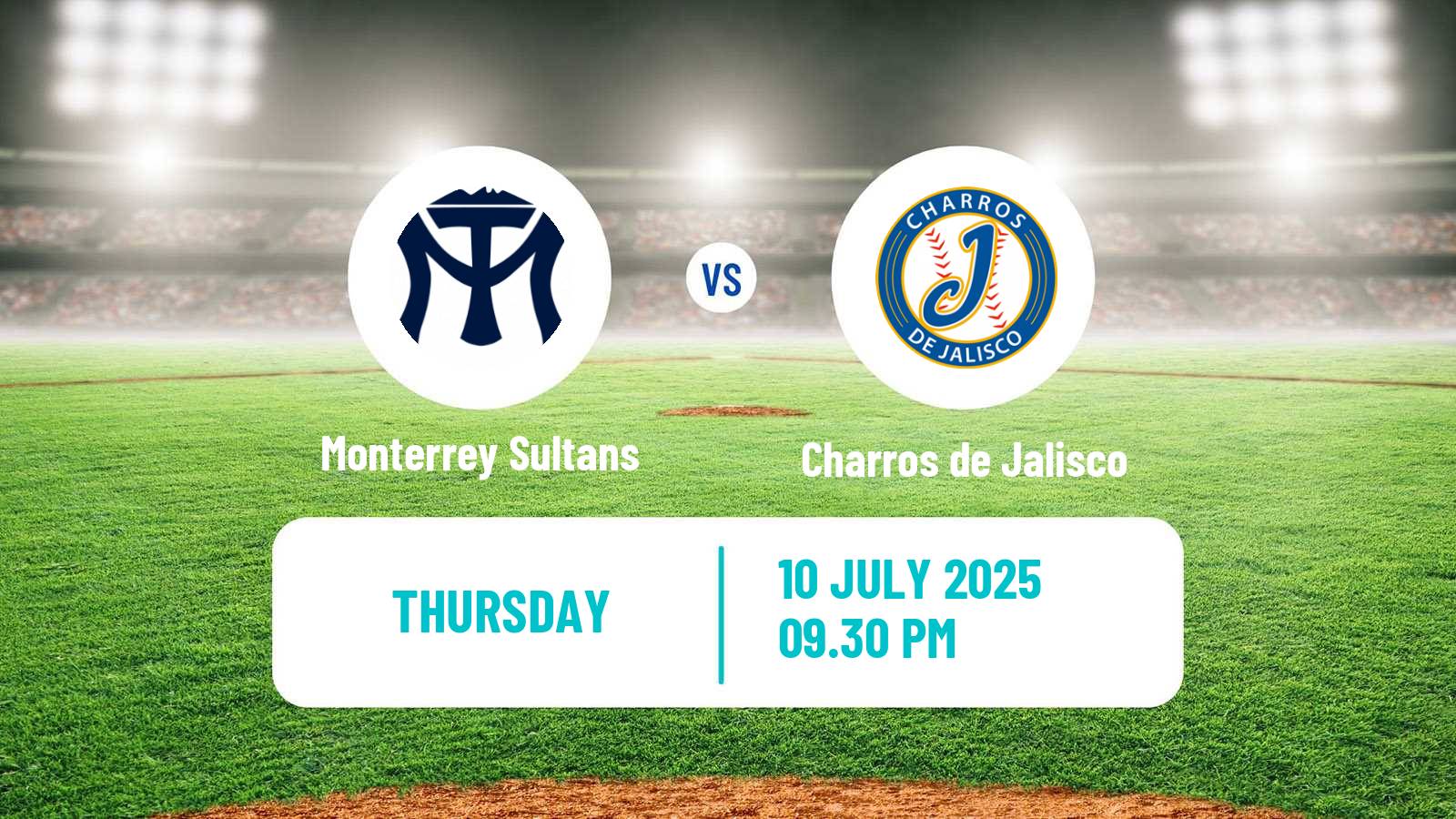 Baseball LMB Monterrey Sultans - Charros de Jalisco
