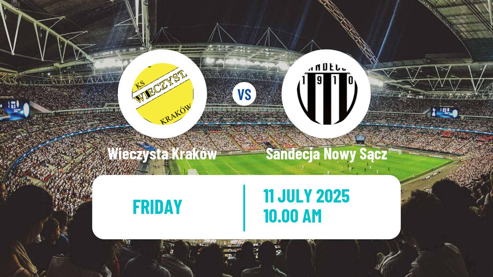 Soccer Club Friendly Wieczysta Kraków - Sandecja Nowy Sącz