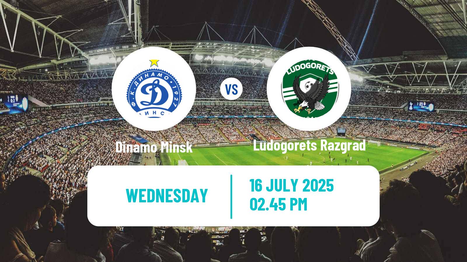 Soccer UEFA Champions League Dinamo Minsk - Ludogorets Razgrad