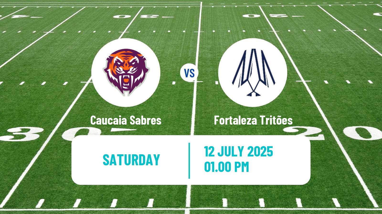 American football Brazilian BFA Caucaia Sabres - Fortaleza Tritões