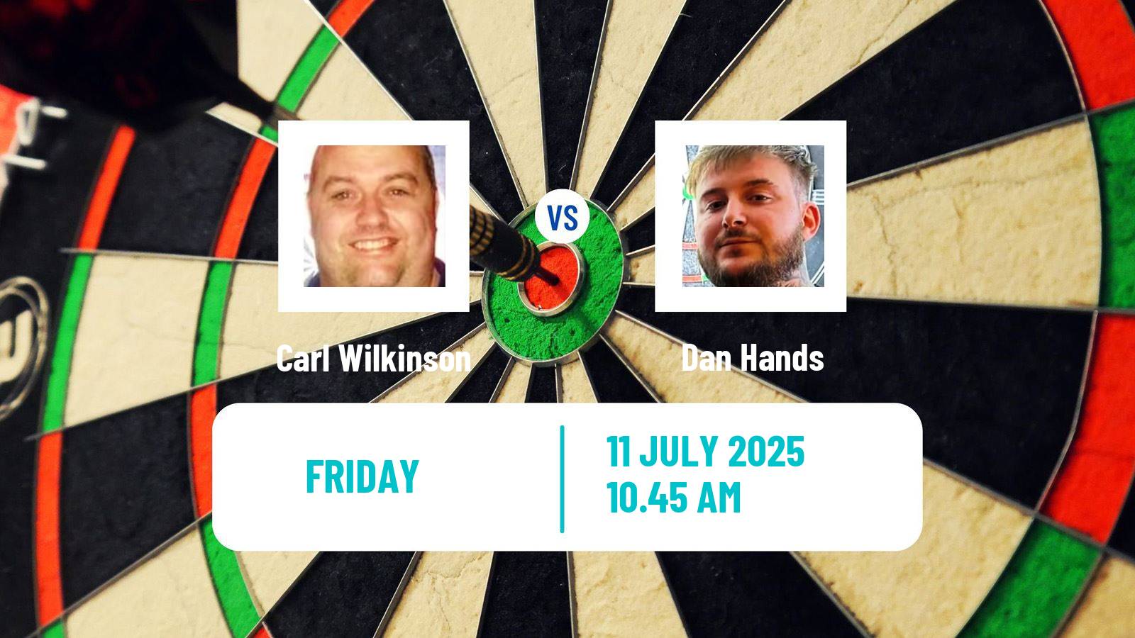 Darts Modus Super Series Carl Wilkinson - Dan Hands