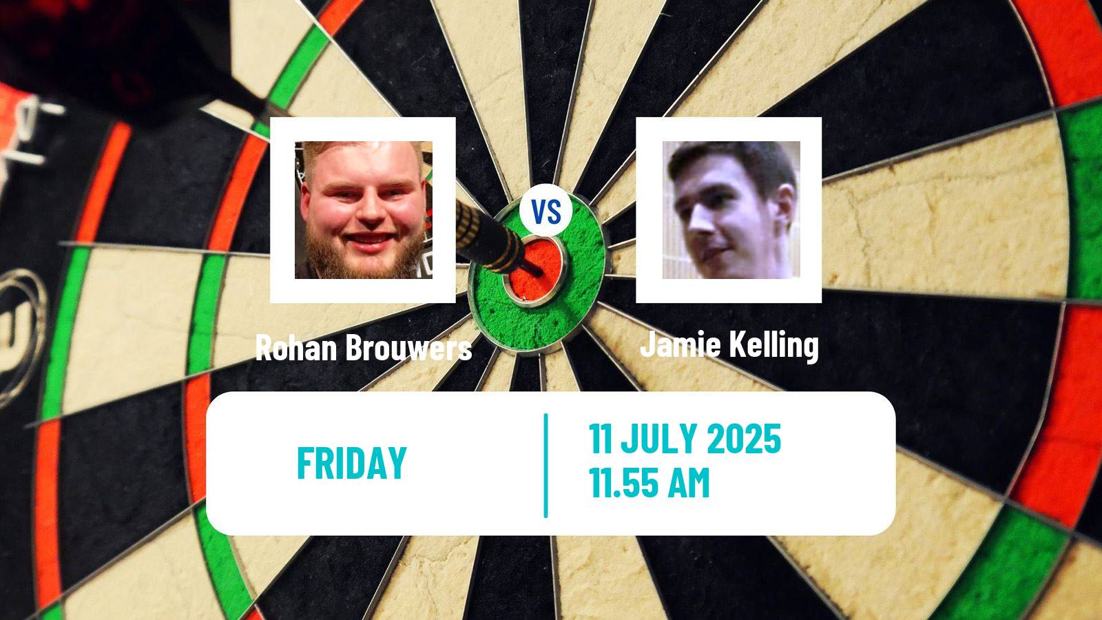 Darts Modus Super Series Rohan Brouwers - Jamie Kelling
