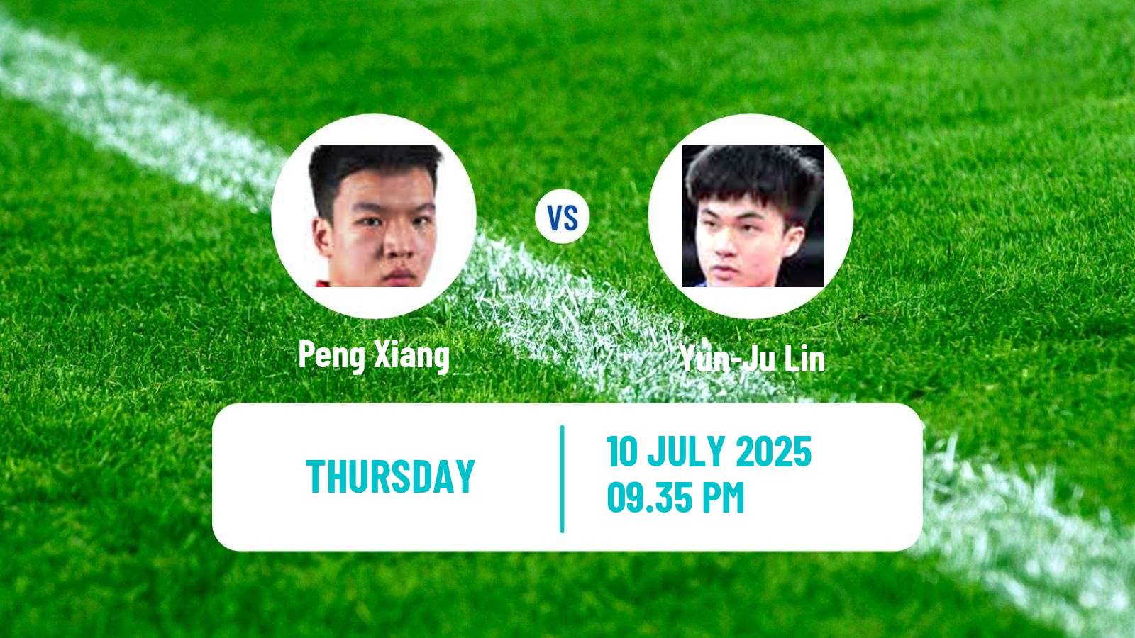 Table tennis United States Smash Men Peng Xiang - Yun-Ju Lin
