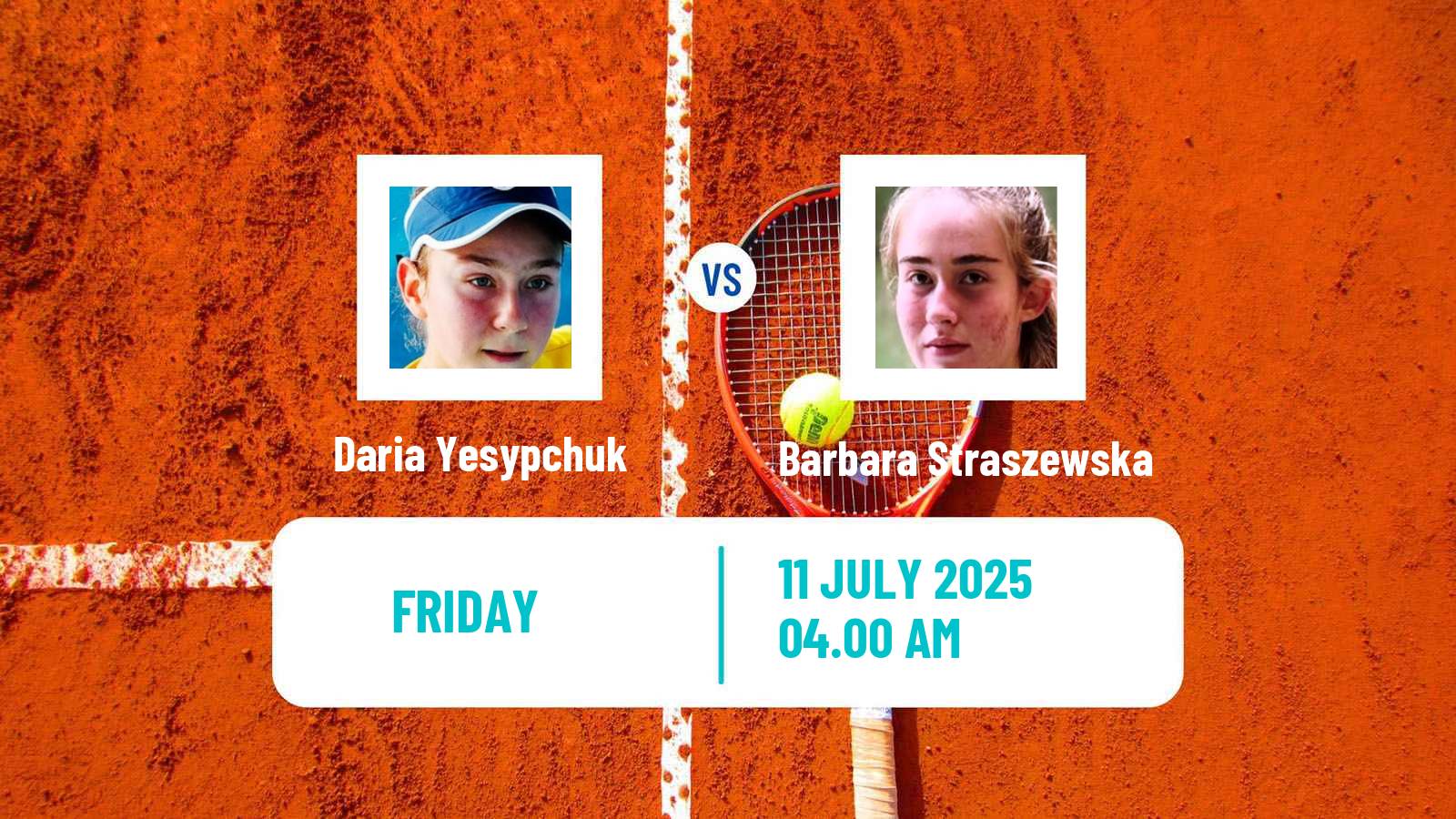 Tennis ITF W15 Grodzisk Mazowiecki Women Daria Yesypchuk - Barbara Straszewska