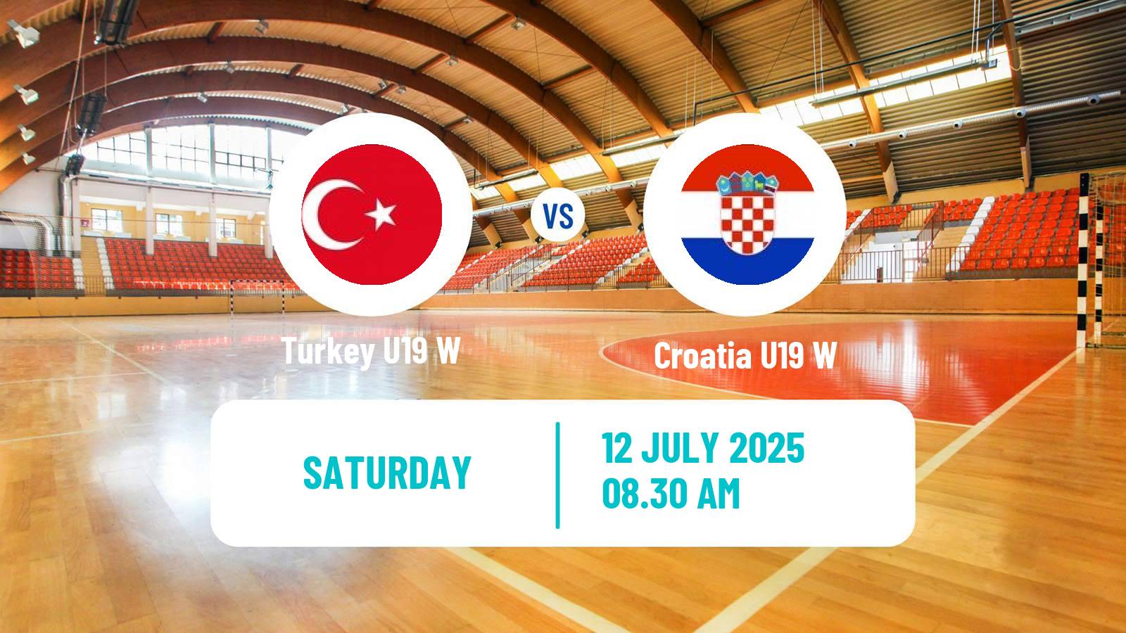 Handball European Championship U19 Handball Women Turkey U19 W - Croatia U19 W