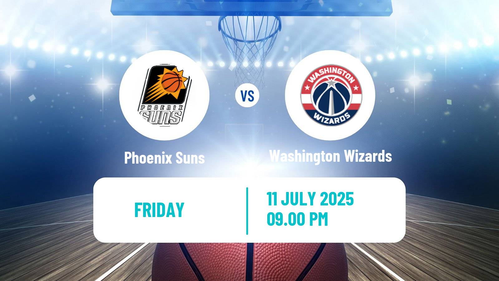 Basketball NBA Las Vegas Summer League Phoenix Suns - Washington Wizards