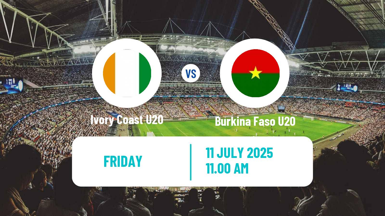 Soccer Friendly Ivory Coast U20 - Burkina Faso U20