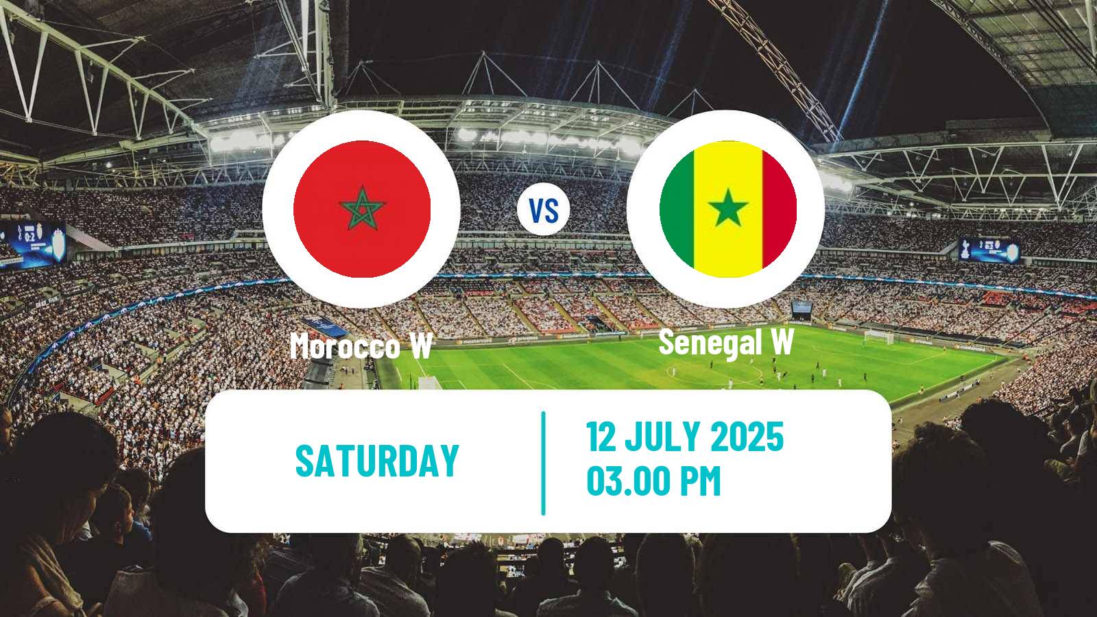 Soccer Africa Cup of Nations Women Morocco W - Senegal W