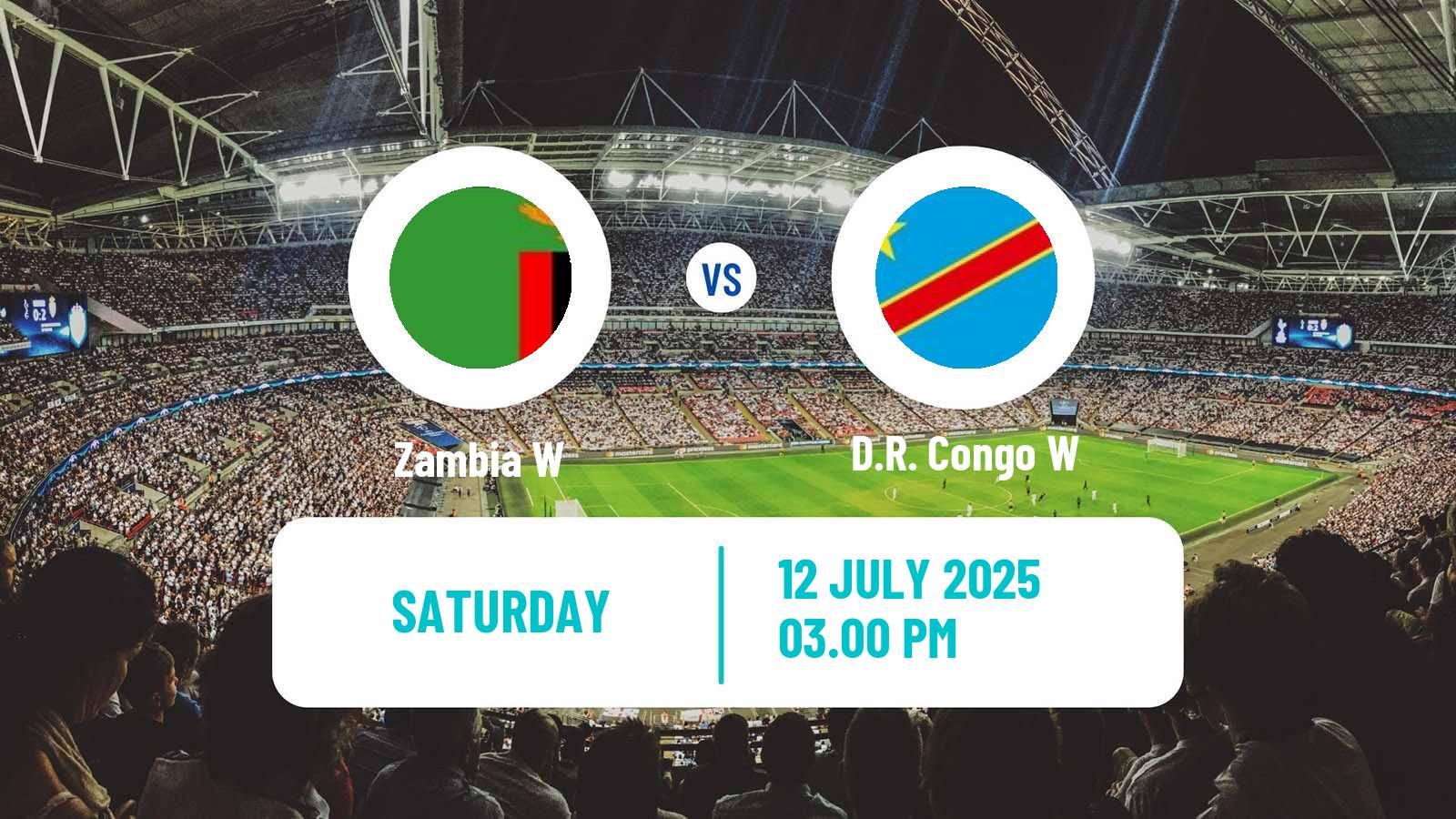 Soccer Africa Cup of Nations Women Zambia W - D.R. Congo W