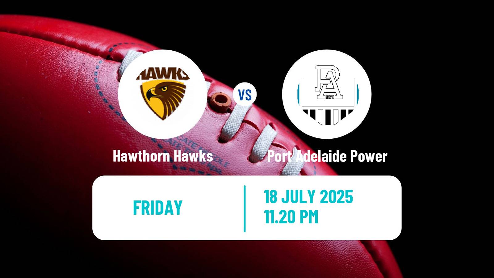 Aussie rules AFL Hawthorn Hawks - Port Adelaide Power