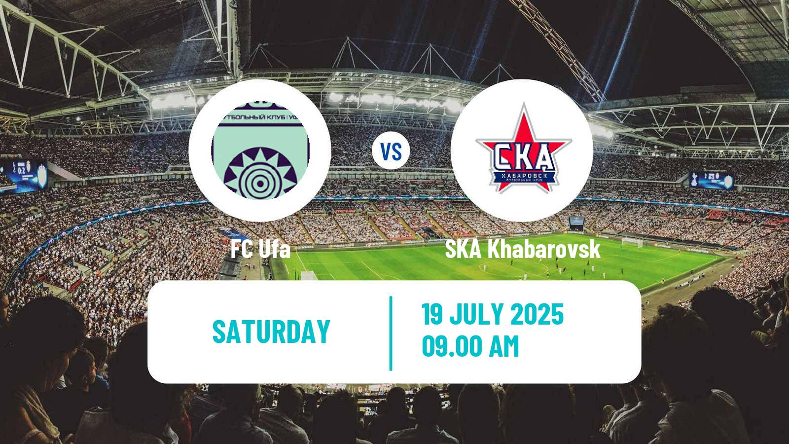 Soccer Russian FNL Ufa - SKA Khabarovsk