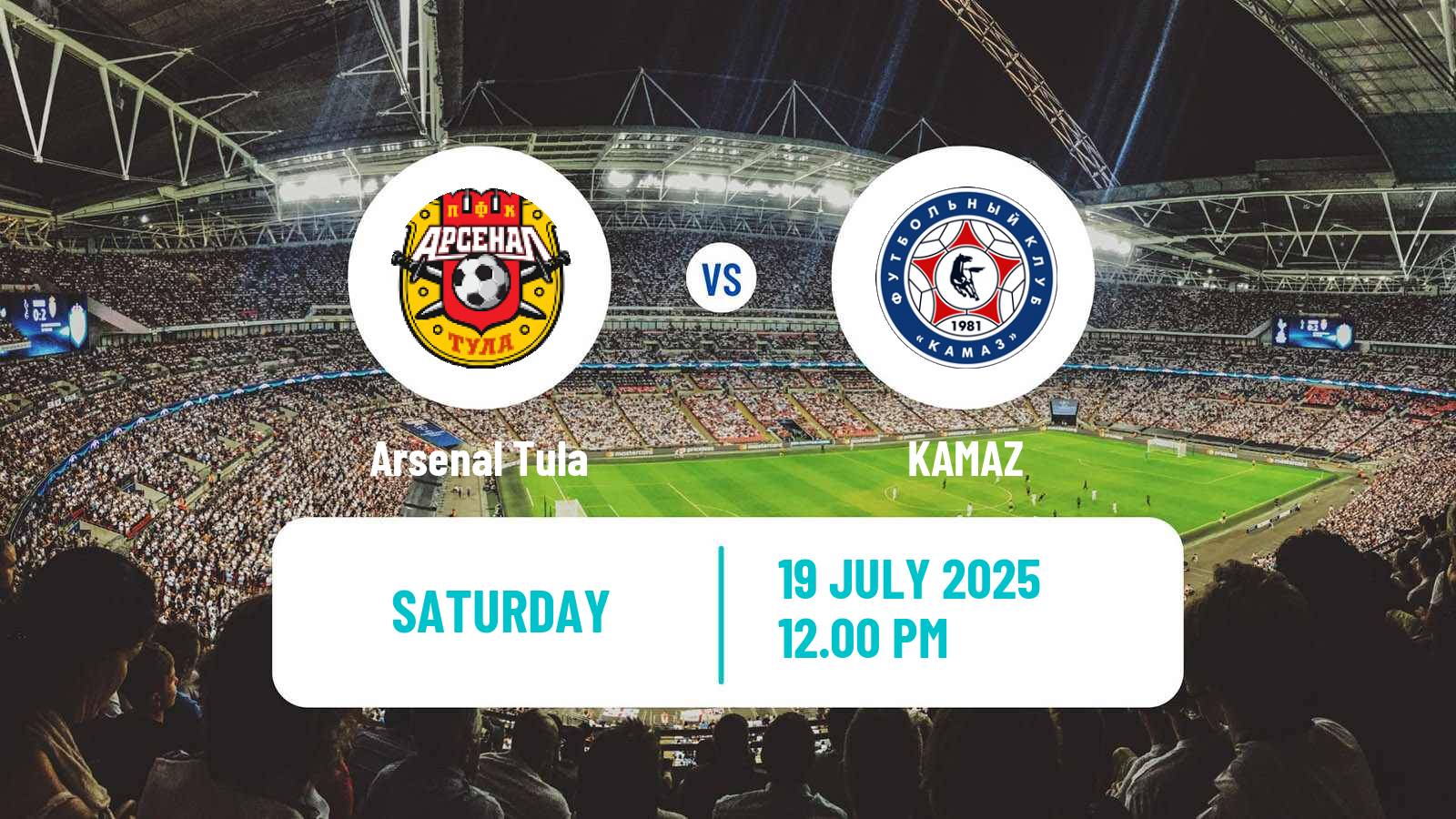 Soccer Russian FNL Arsenal Tula - KAMAZ