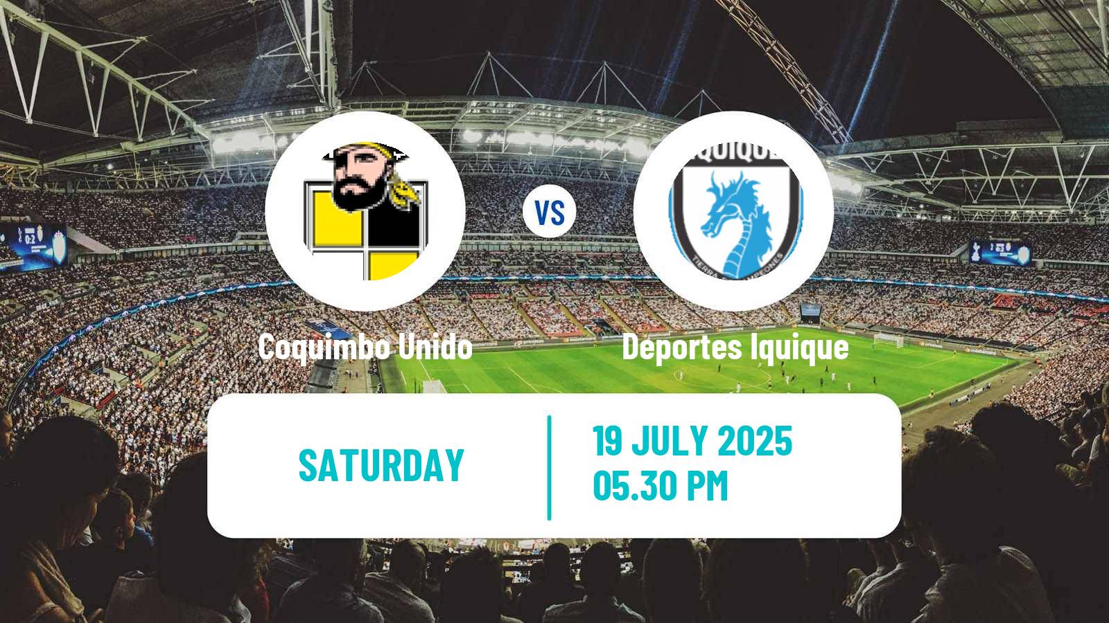 Soccer Chilean Primera Division Coquimbo Unido - Deportes Iquique