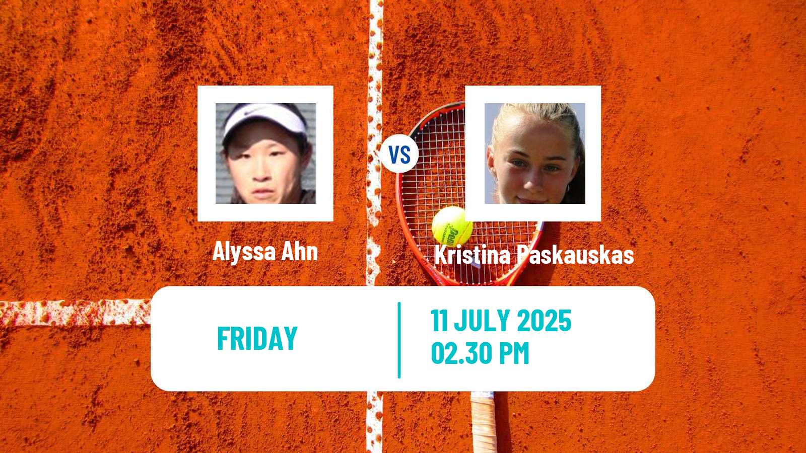 Tennis ITF W15 San Diego Ca 4 Women Alyssa Ahn - Kristina Paskauskas