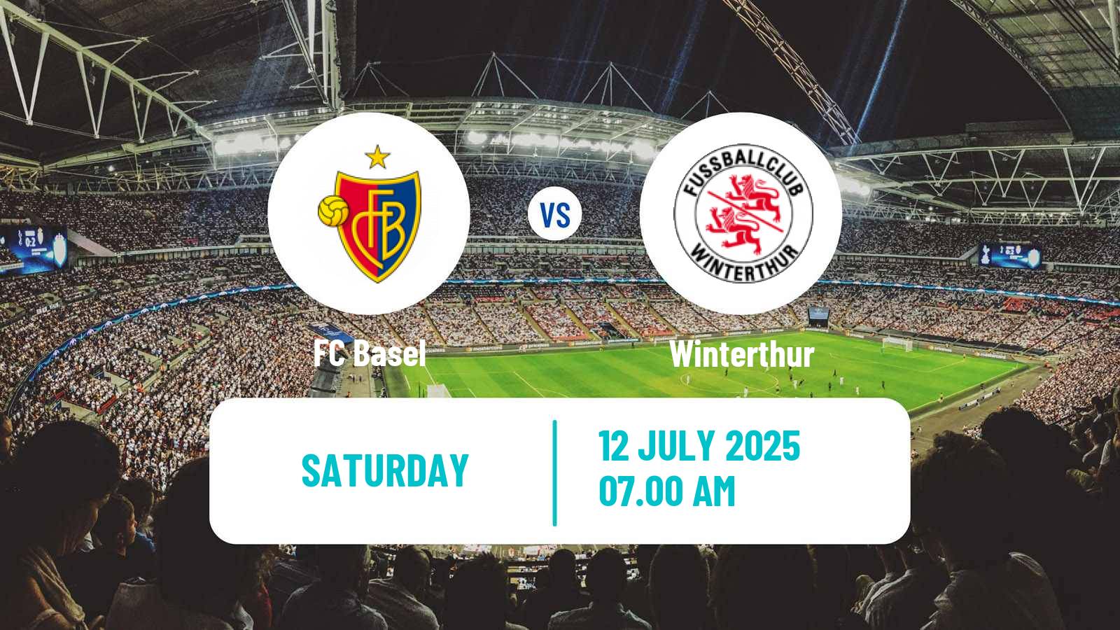 Soccer Club Friendly Basel - Winterthur