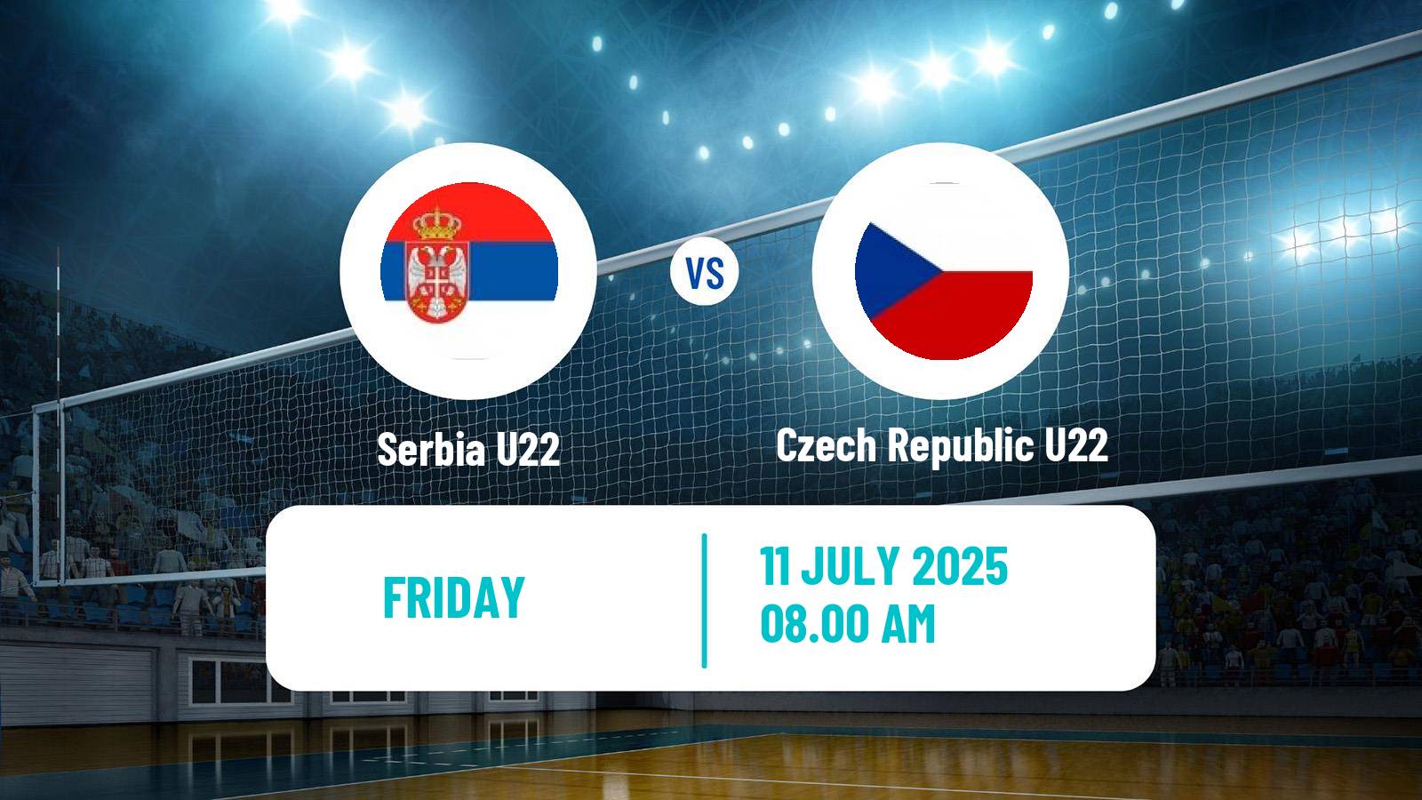 Volleyball European Championship U22 Volleyball Serbia U22 - Czech Republic U22