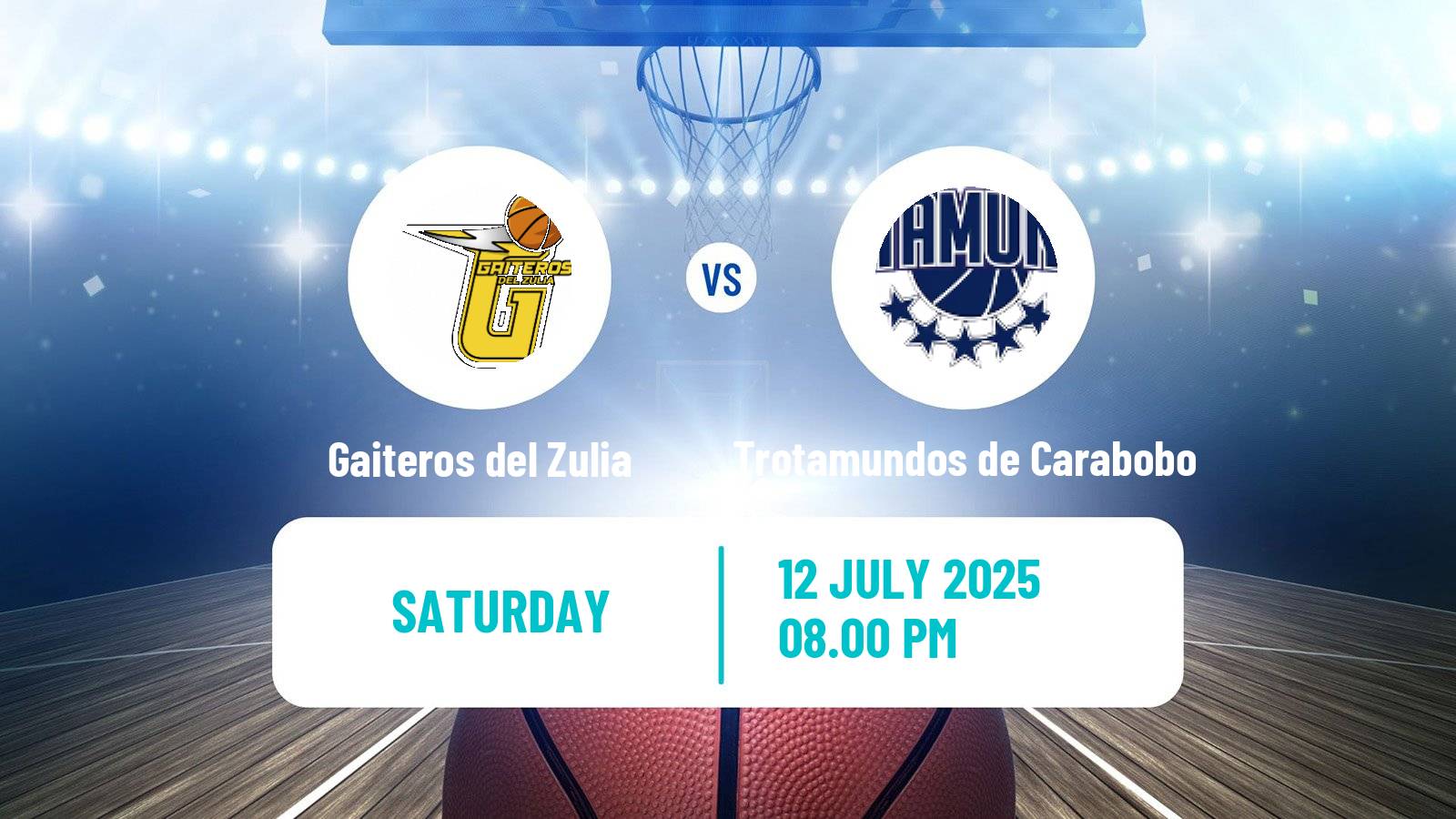 Basketball Venezuelan Superliga Basketball Gaiteros del Zulia - Trotamundos de Carabobo