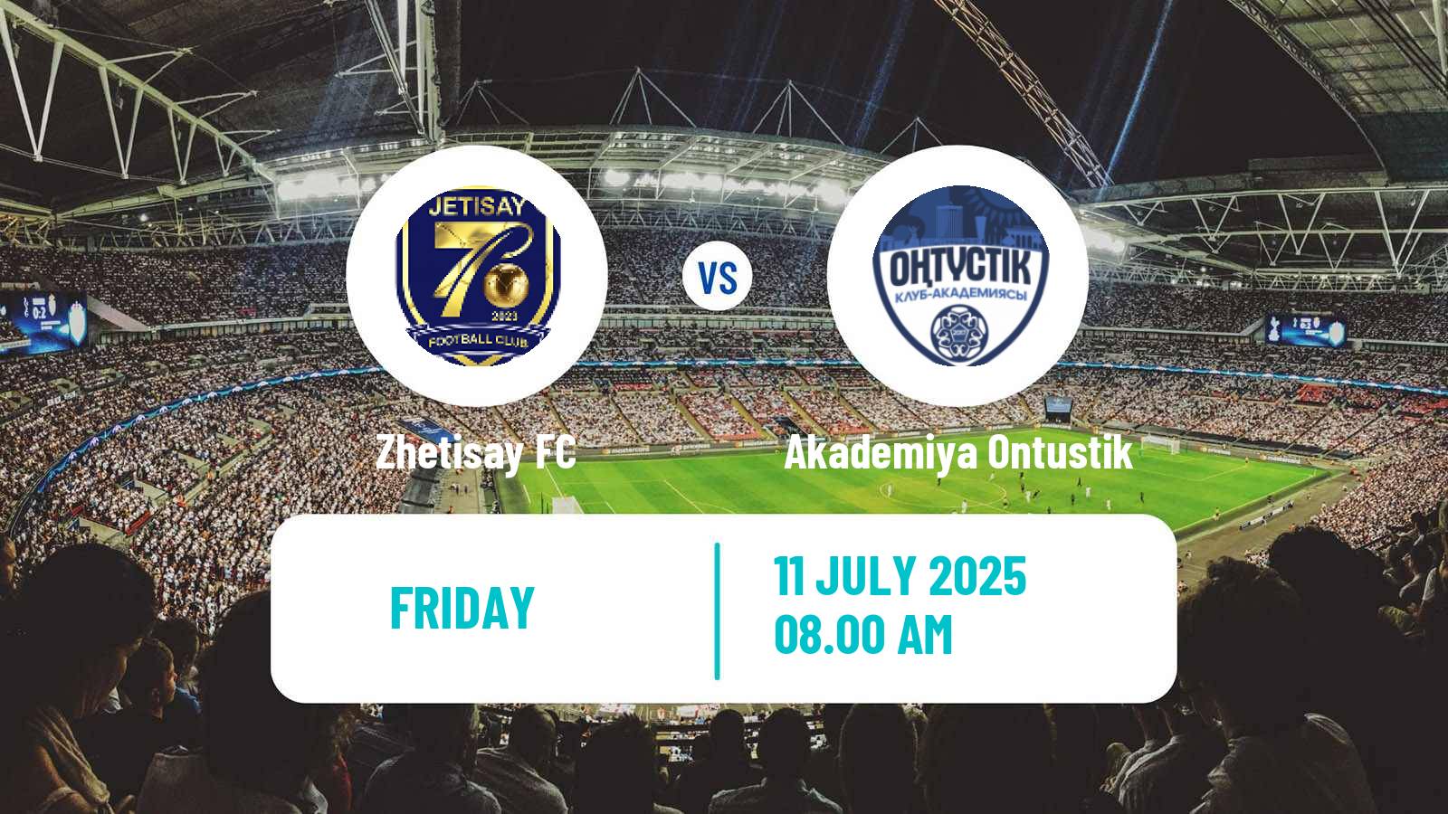 Soccer Kazakh First Division Zhetisay - Akademiya Ontustik