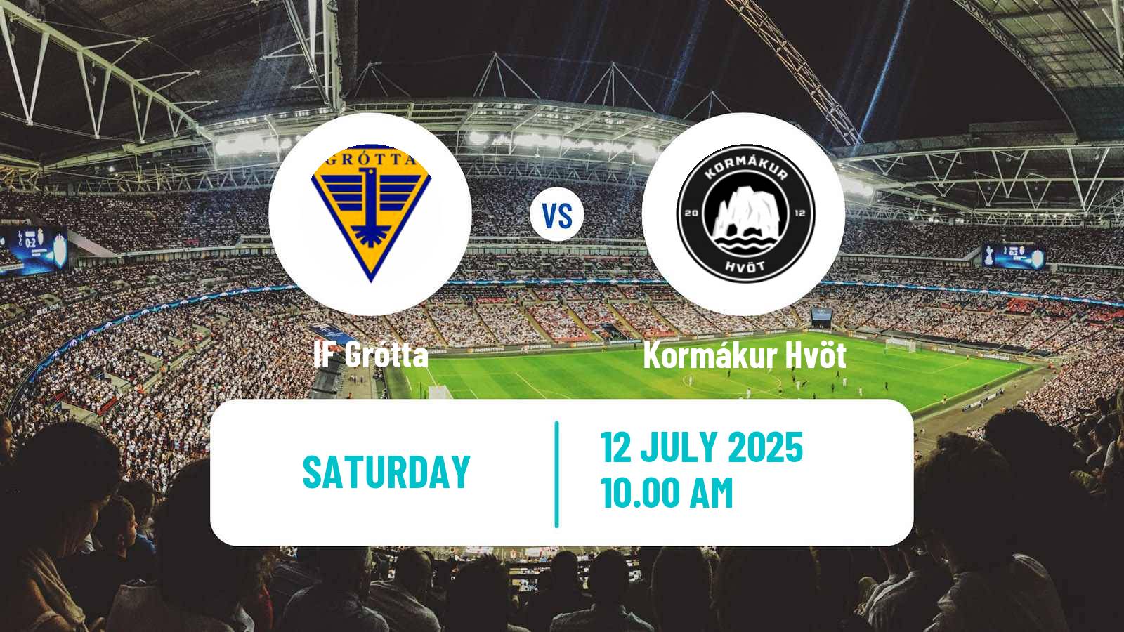 Soccer Icelandic Division 2 Grótta - Kormákur Hvöt