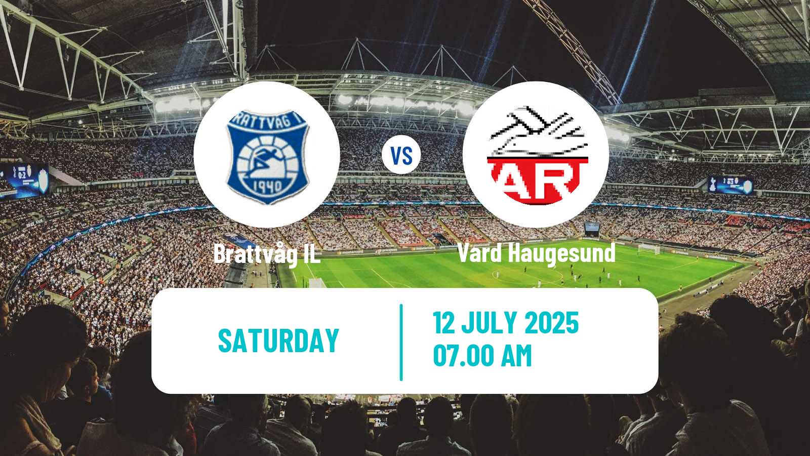 Soccer Norwegian Division 2 - Group 1 Brattvåg - Vard Haugesund