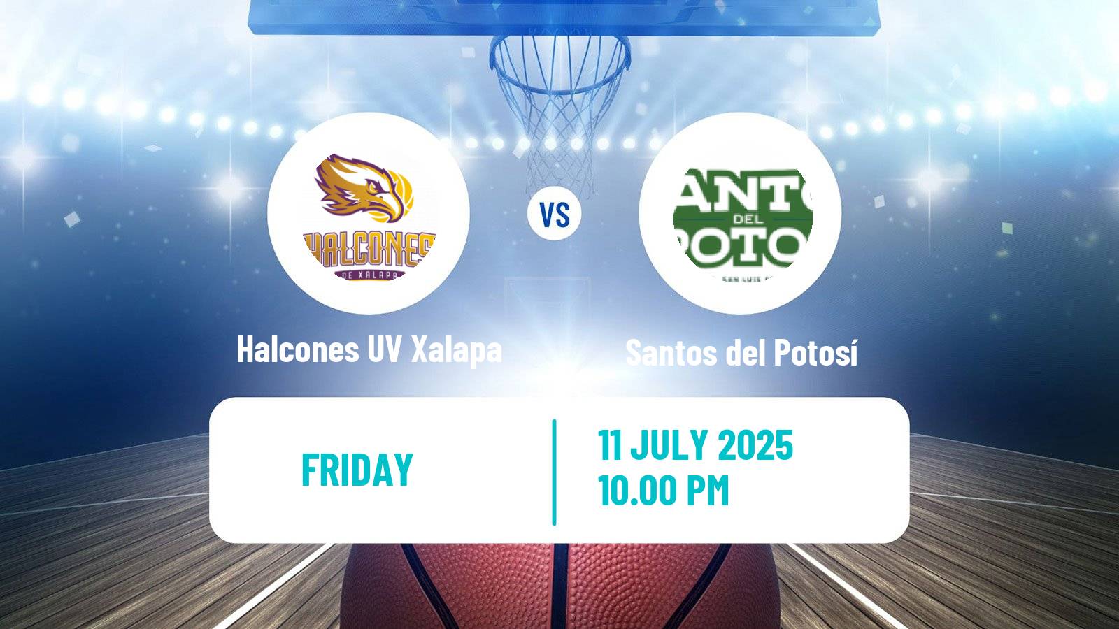 Basketball Mexican LNBP Halcones UV Xalapa - Santos del Potosí