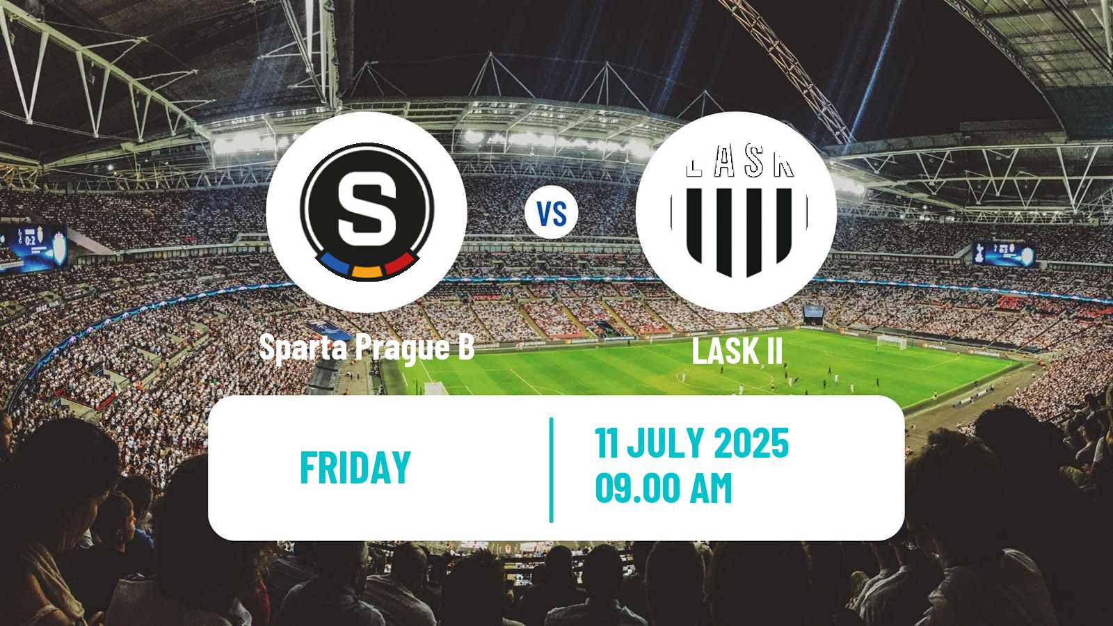 Soccer Club Friendly Sparta Prague B - LASK II