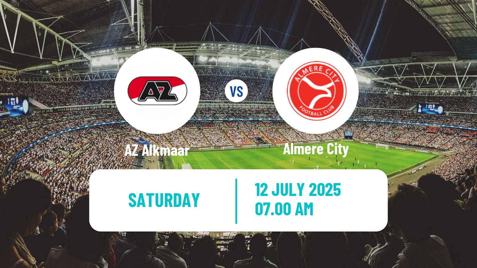 Soccer Club Friendly AZ Alkmaar - Almere City