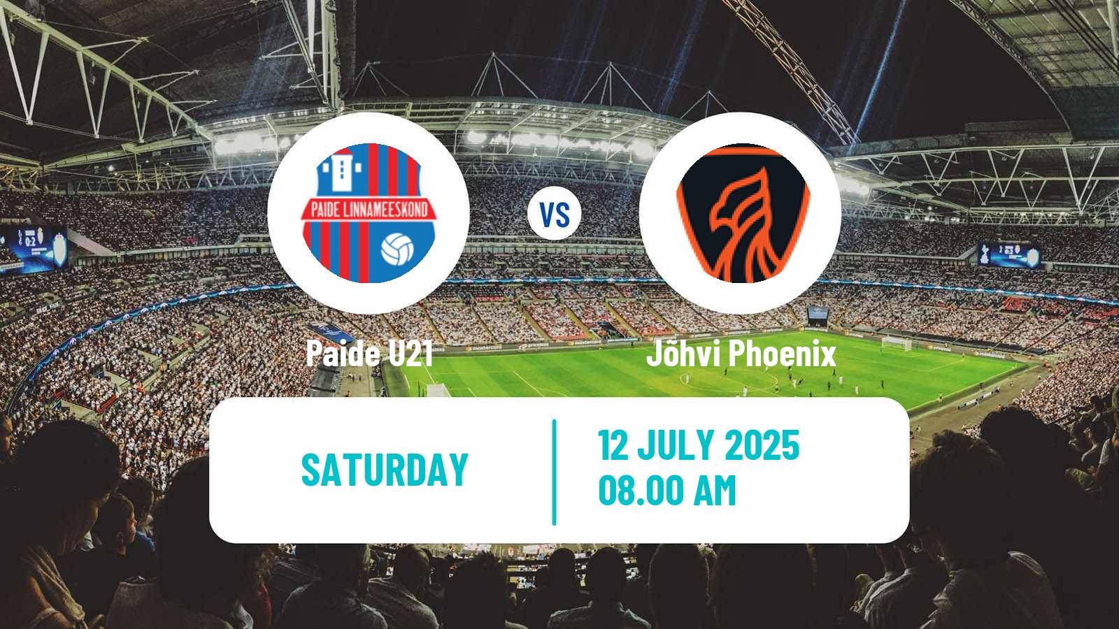 Soccer Estonian Esiliiga B Paide U21 - Jõhvi Phoenix