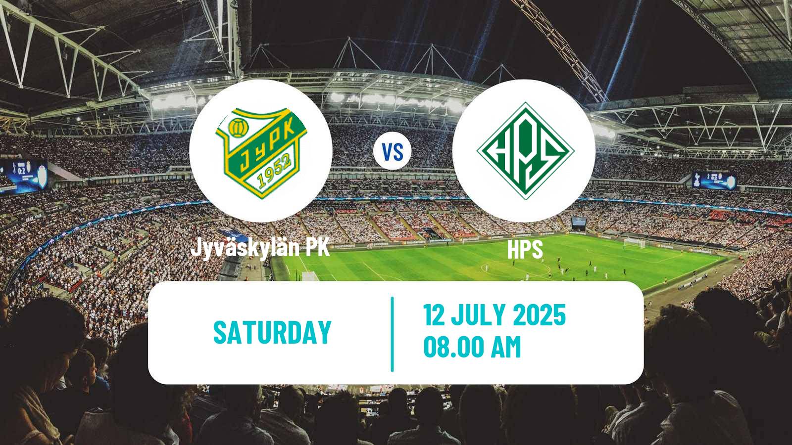 Soccer Finnish Kansallinen Liiga Women Jyväskylän PK - HPS