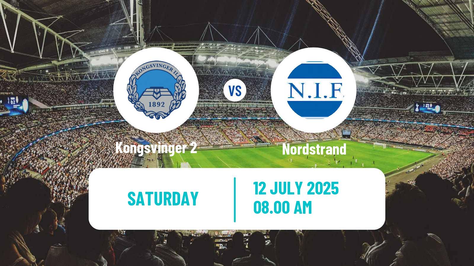 Soccer Norwegian Division 3 - Group 3 Kongsvinger 2 - Nordstrand