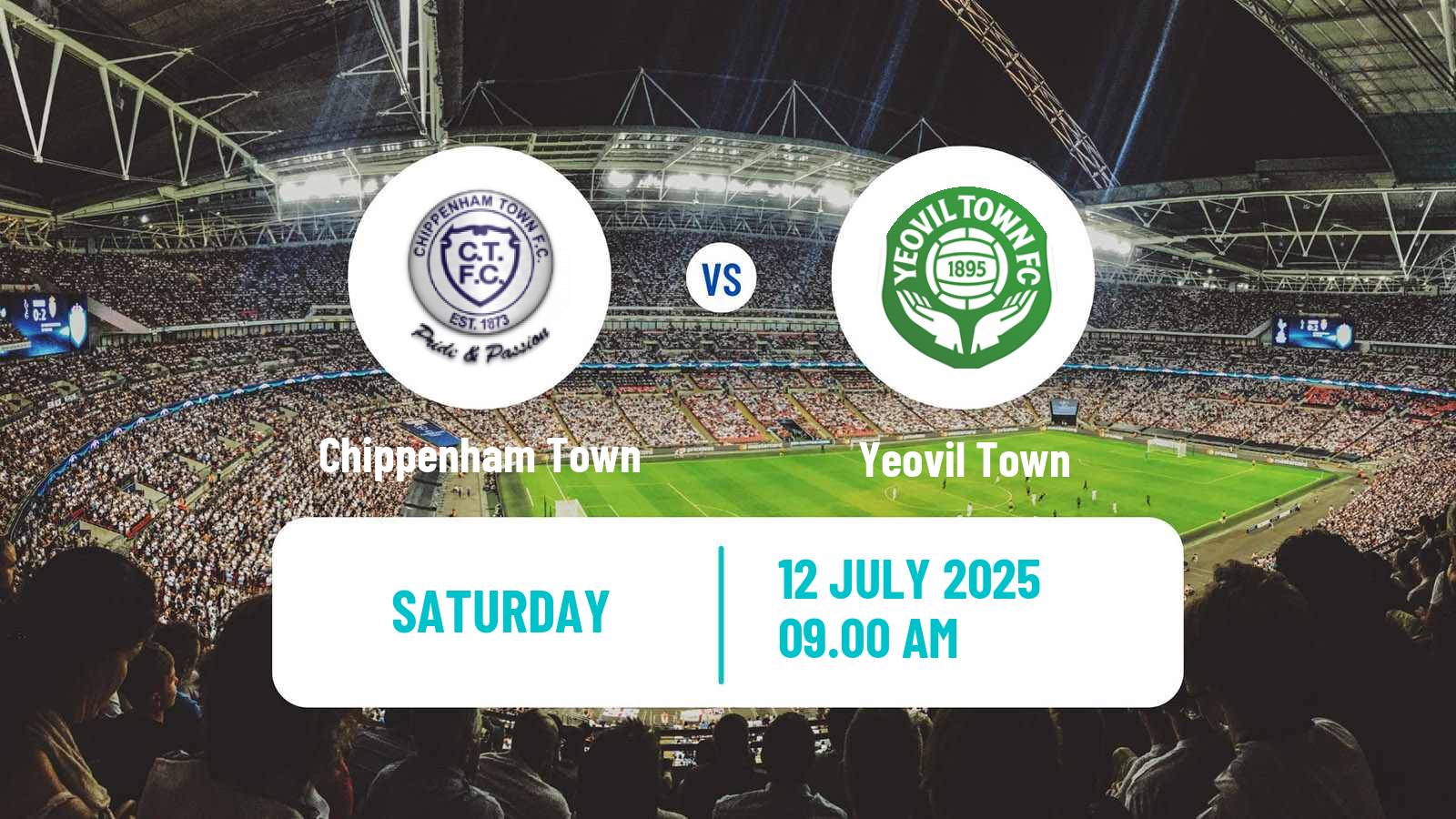 Soccer Club Friendly Chippenham Town - Yeovil Town