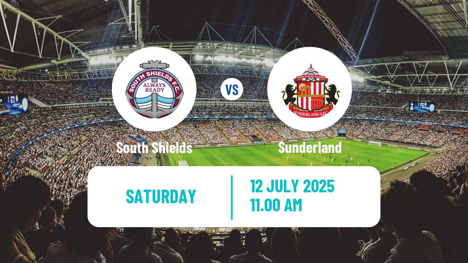 Soccer Club Friendly South Shields - Sunderland