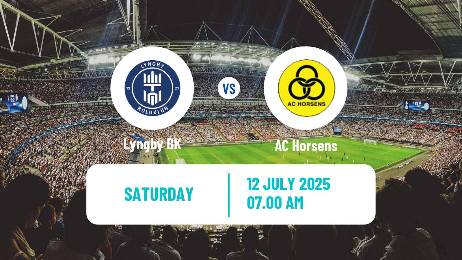 Soccer Club Friendly Lyngby BK - Horsens