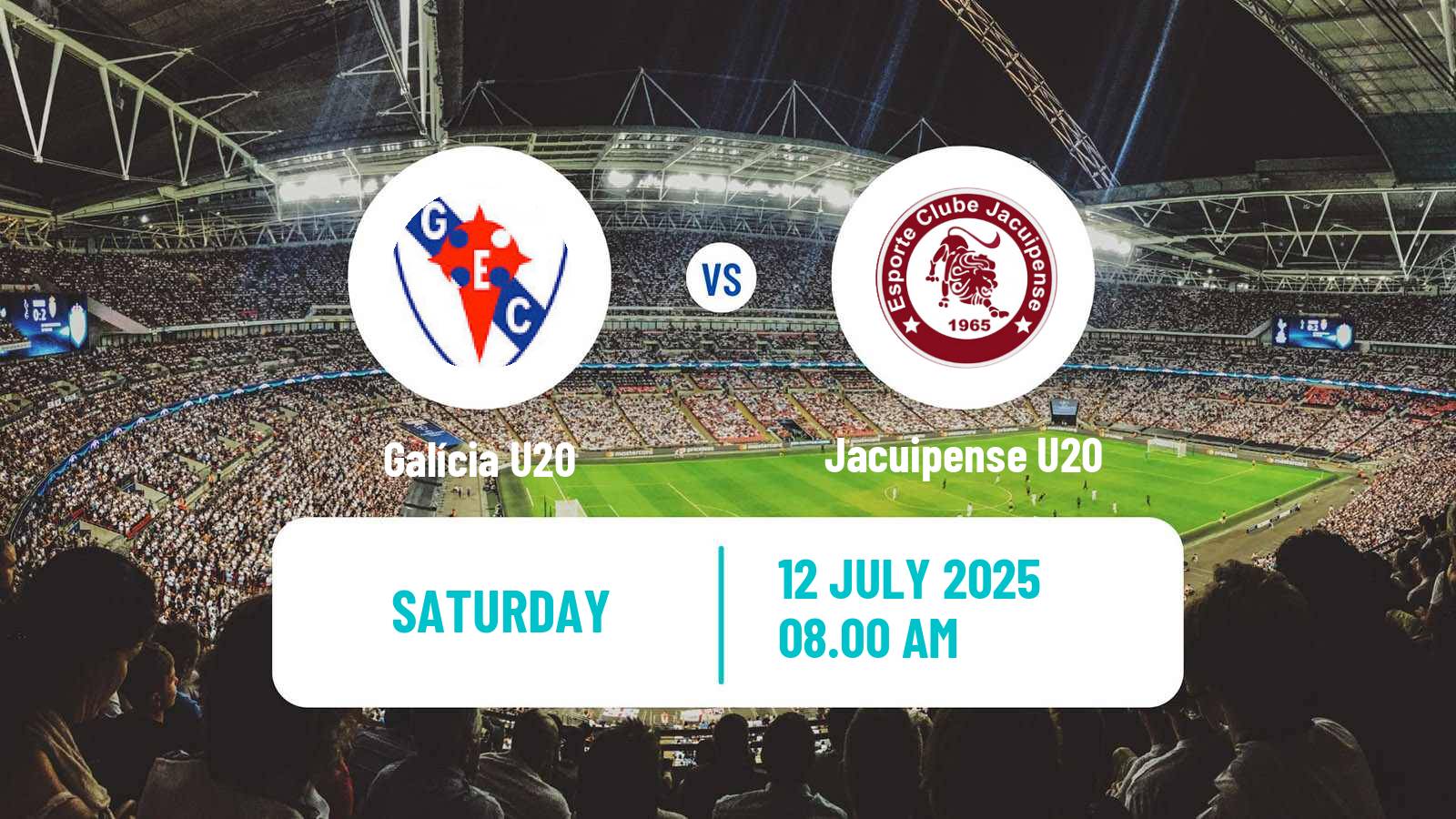 Soccer Brazilian Baiano U20 Galícia U20 - Jacuipense U20