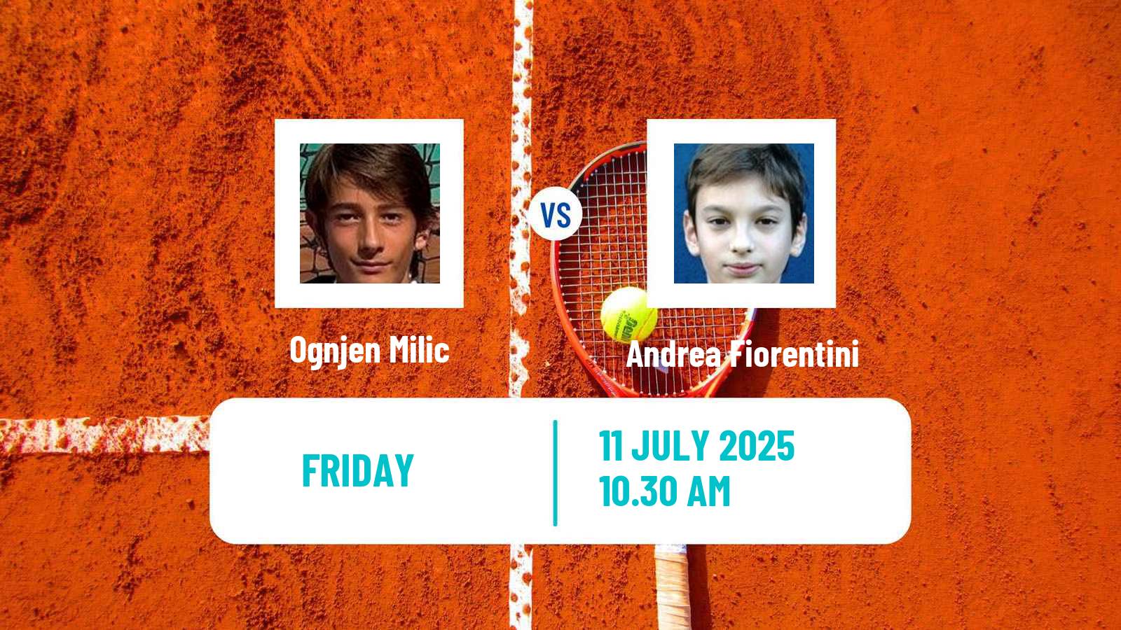 Tennis ITF M15 Kursumlijska Banja 10 Men Ognjen Milic - Andrea Fiorentini