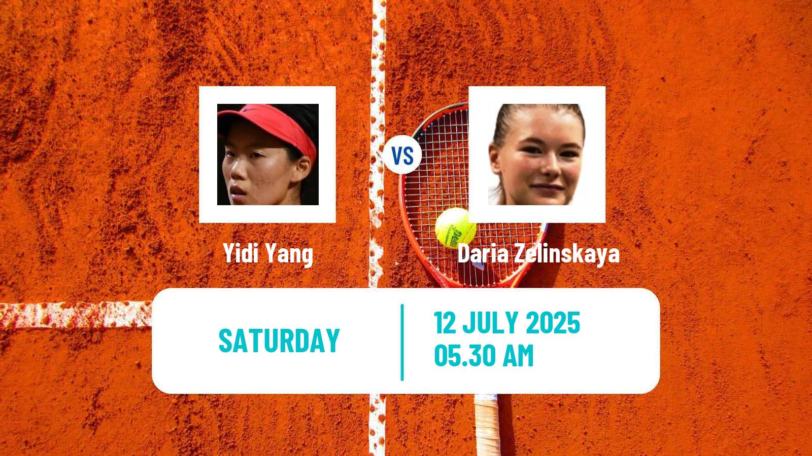 Tennis ITF W15 Maanshan 9 Women Yidi Yang - Daria Zelinskaya