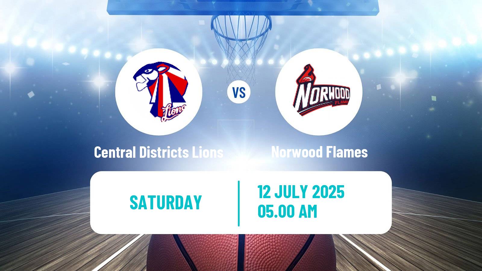 Basketball Australian NBL1 Central Women Central Districts Lions - Norwood Flames