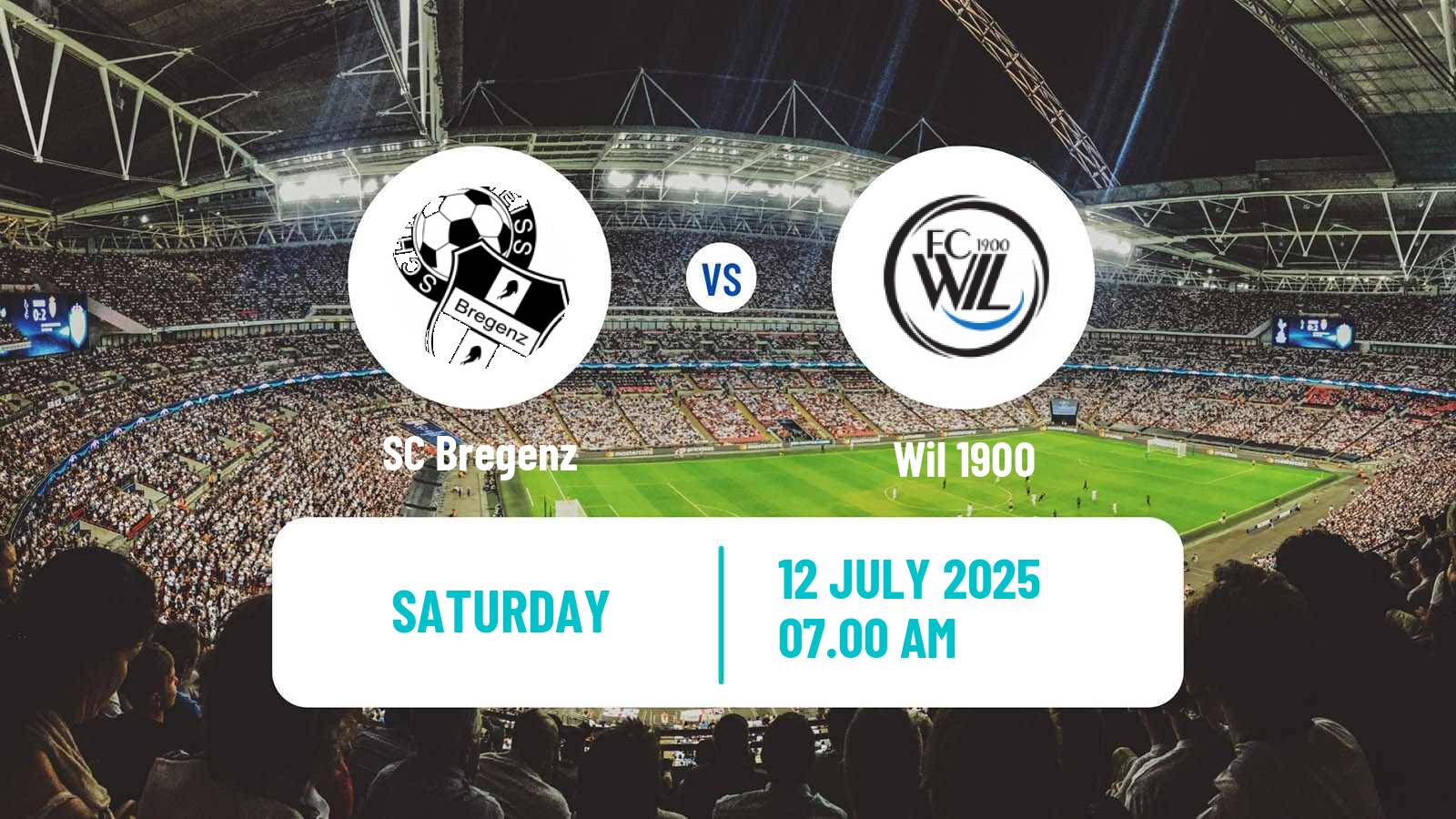 Soccer Club Friendly Bregenz - Wil 1900