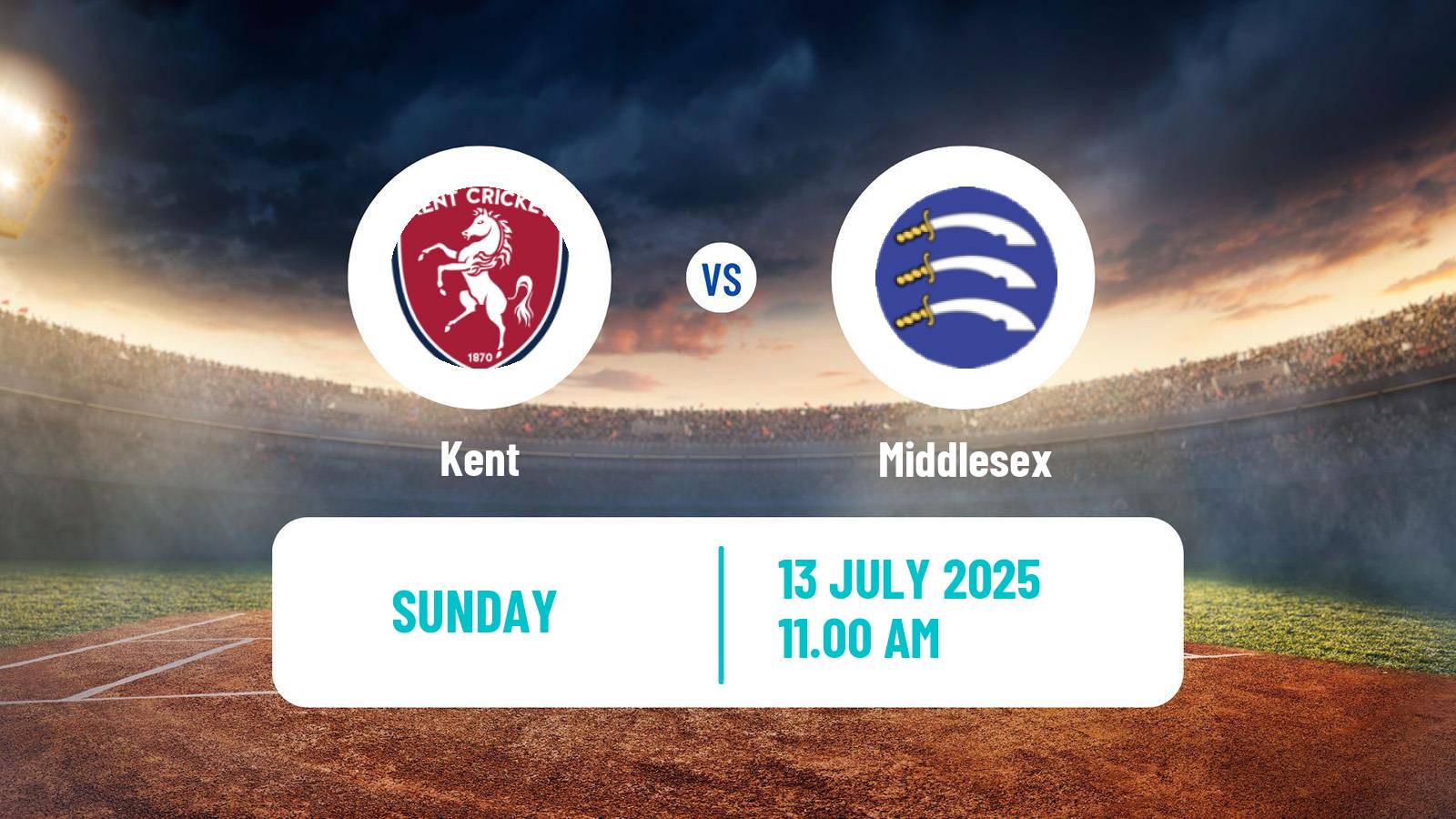 Cricket Vitality Blast Kent - Middlesex