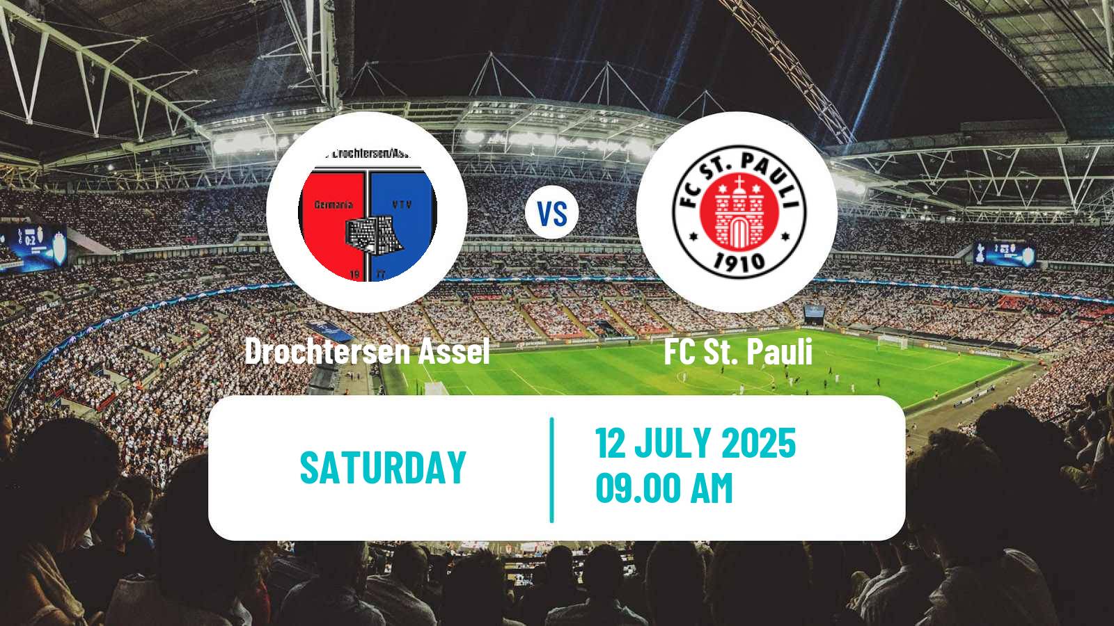 Soccer Club Friendly Drochtersen Assel - St. Pauli
