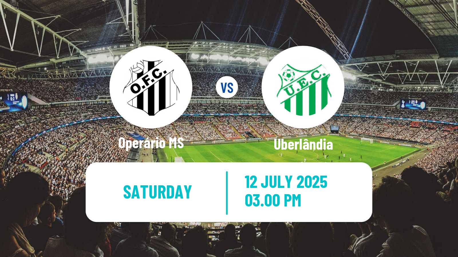Soccer Brazilian Serie D Operário MS - Uberlândia