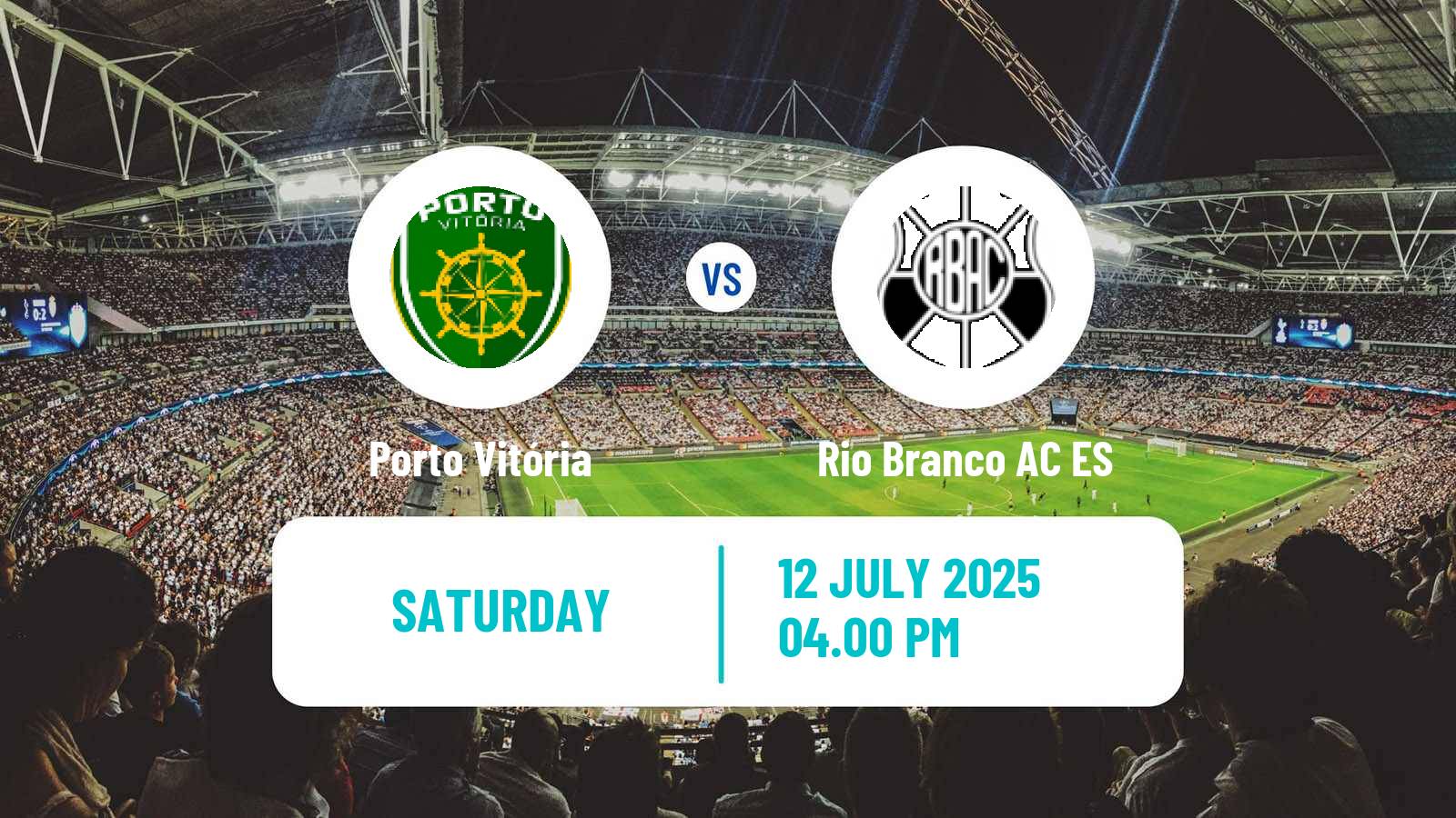 Soccer Brazilian Serie D Porto Vitória - Rio Branco AC ES