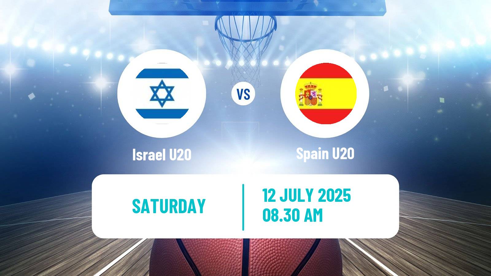 Basketball EuroBasket U20 Israel U20 - Spain U20