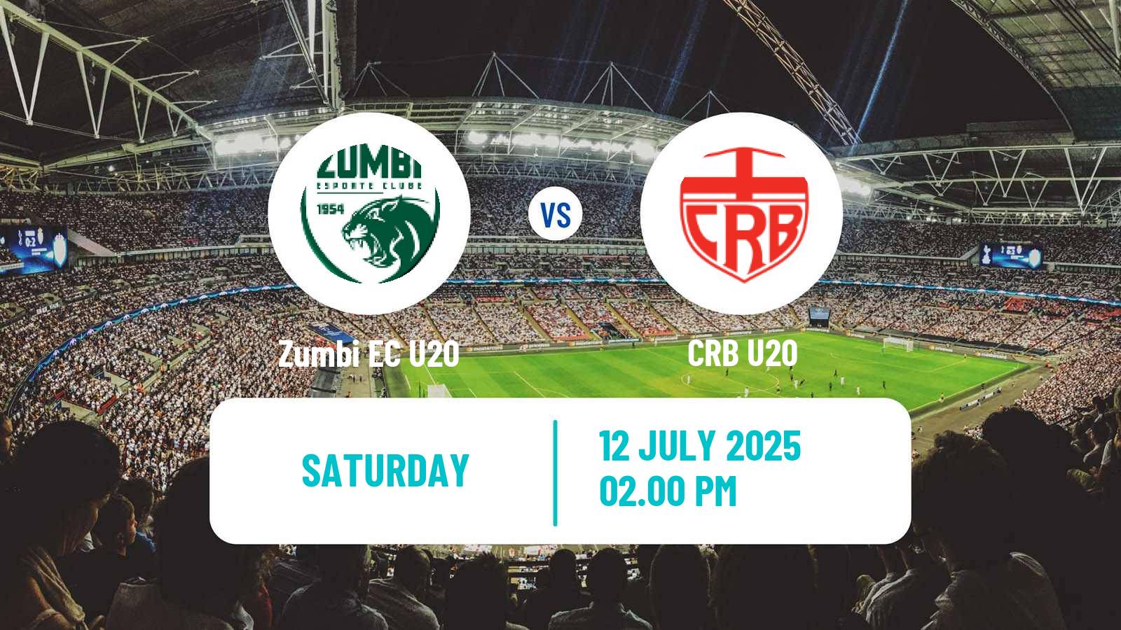 Soccer Brazilian Alagoano U20 Zumbi U20 - CRB U20